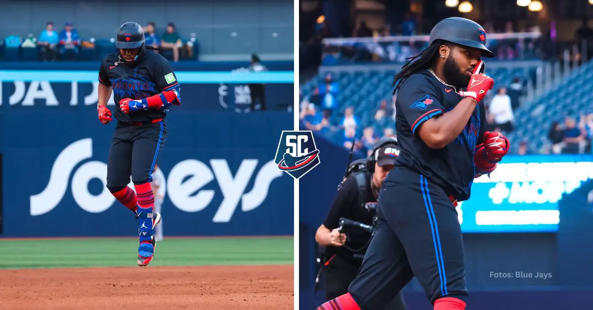 Vladimir Guerrero Jr. montó la fiesta con un tablazo de amplias dimensiones