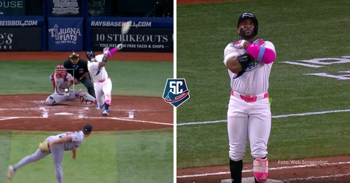 Yandy pegó hit histórico para la franquicia de Tampa Bay Rays