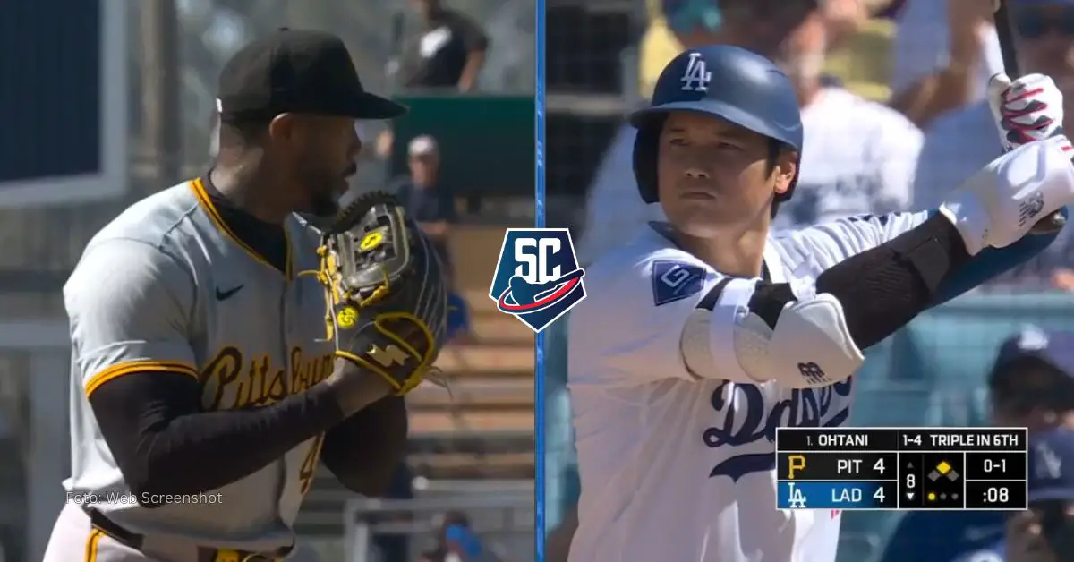 Los estelares Shohei Ohtani y Aroldis Chapman se enfrentaron durante la jornada dominical en el Dodger Stadium