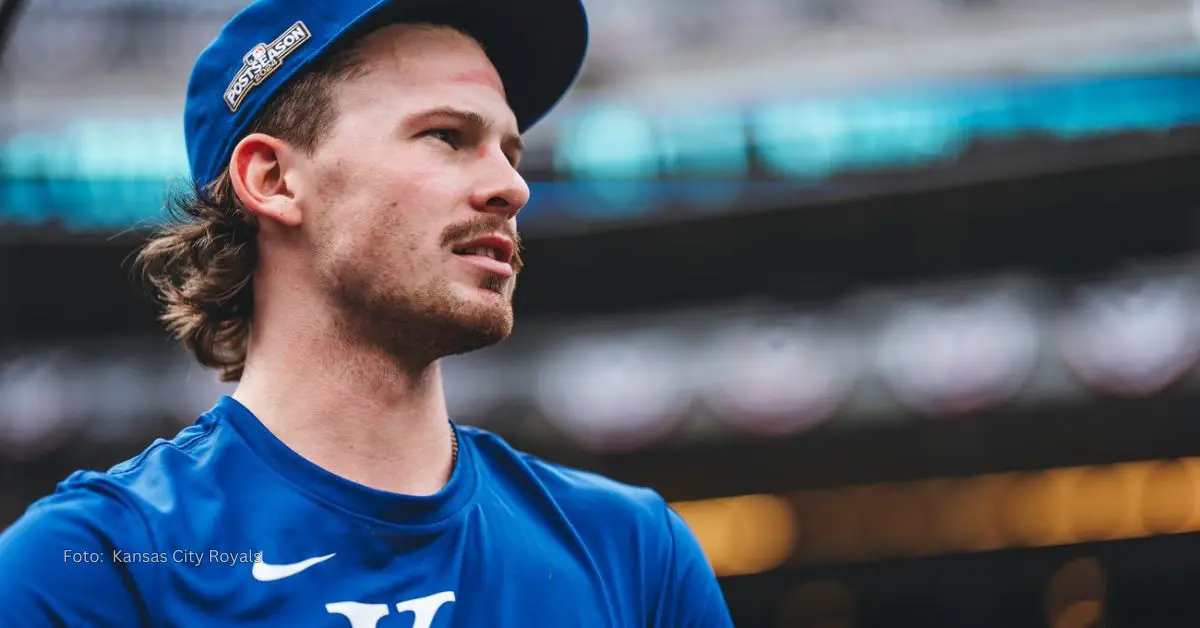 Bobby Witt Jr. con uniforme de Kansas City Royals