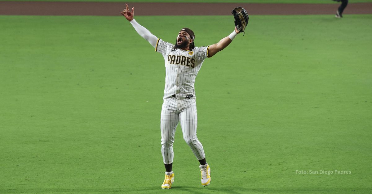 Fernando Tatis Jr. celebrando en San Diego